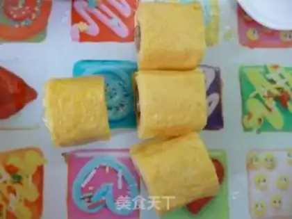 Make Burn the vegetable rolls and the eggs step 12
