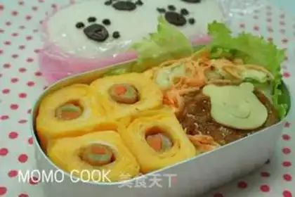 Make Burn the vegetable rolls and the eggs step 13