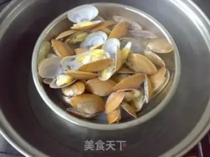 Make Mustard clams step 6