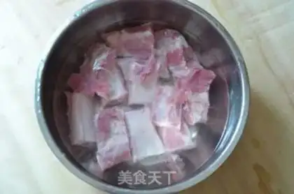 Make Goldmelon rice ribs step 1