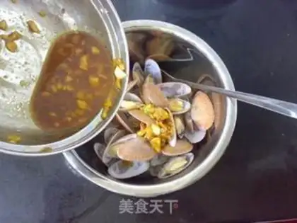 Make Mustard clams step 7