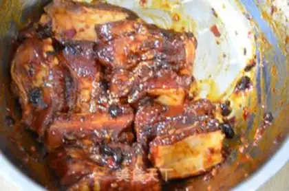 Make Goldmelon rice ribs step 4