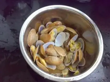 Make Mustard clams step 9