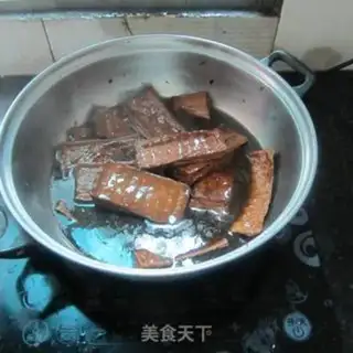 Make Garlic peppers with tofu step 2