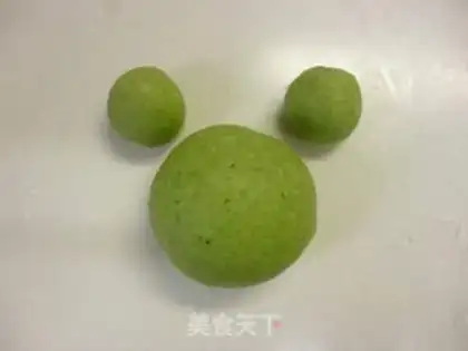 Make Little frog spinach burger step 3