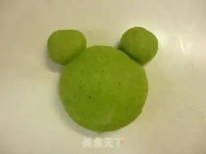 Make Little frog spinach burger step 4