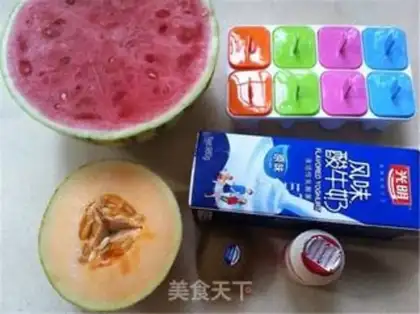 Make Fruit yogurt ice step 0
