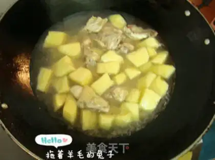 Make Potato chicken step 6
