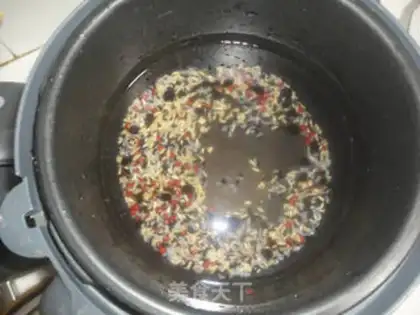 Make Five grains of porridge step 2