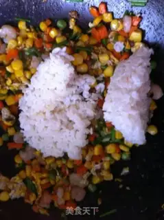 Make Five eggs of fried rice step 7