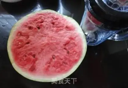 Make Ice melon juice step 0