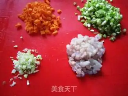 Make Shrimp egg fried rice step 3