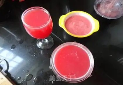 Make Ice melon juice step 5