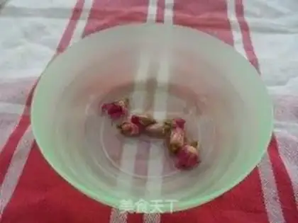 Make Rose rice milk tea step 4