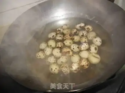 Make Cream-bone quail eggs step 5