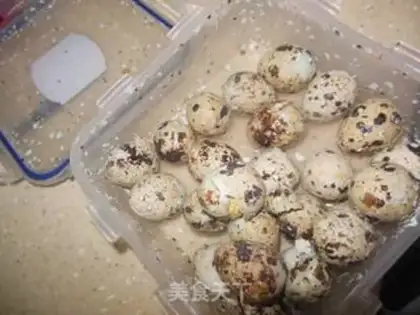 Make Cream-bone quail eggs step 6