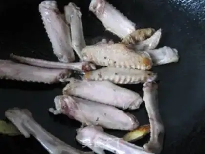 Make Five duck wings step 4