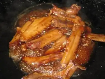 Make Five duck wings step 6