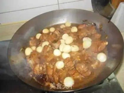 Make Cream-bone quail eggs step 12