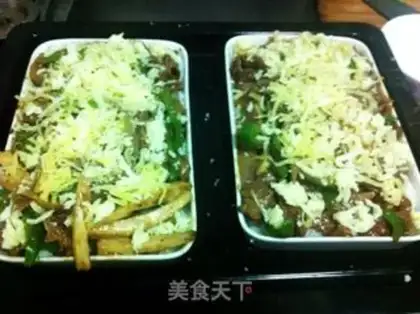 Make Black pepper willow rice step 5
