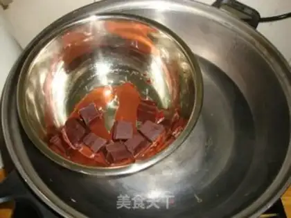 Make Chocolate cheesecake step 4