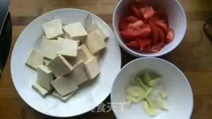 Make Tomato tofu step 0
