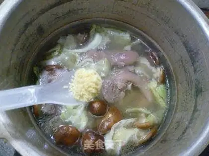 Make Porky mushroom hoove soup step 12