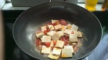Make Tomato tofu step 3