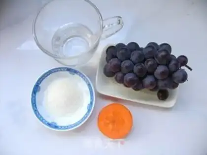 Make Carrot grape juice step 0