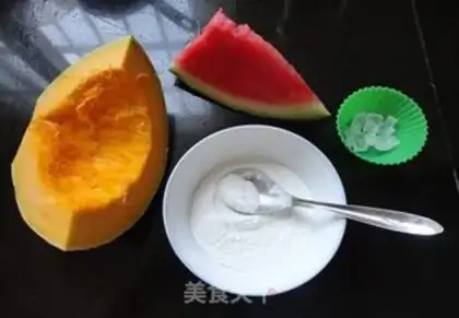 Make Pumpkin ice porridge step 0