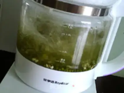 Make Green bean rice congee step 6