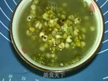Make Green bean rice congee step 9