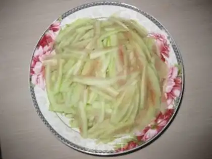 Make Fire watermelon step 1