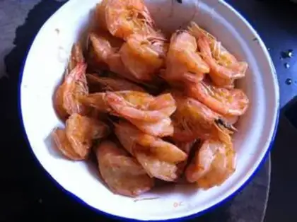 Make Get the black pepper shrimp step 3