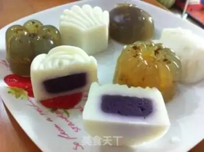 Make Crystal moon cake step 10