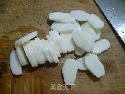 Make radish and pastry step 1