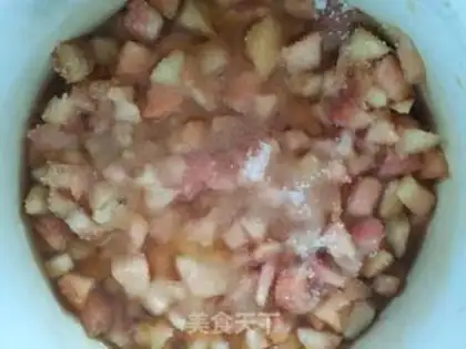 Make Peach sauce step 1