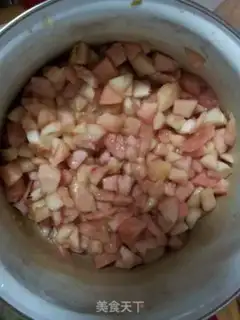 Make Peach sauce step 2