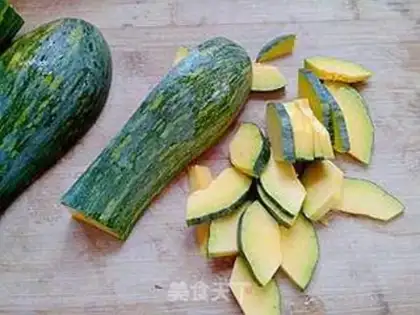 Make Pumpkin beans step 1
