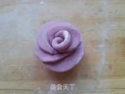 Make Purple roses step 11