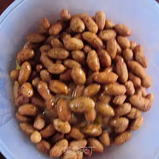 Make Five pickles of peanut rice step 2