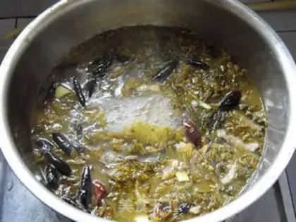 Make The old sour sauce line step 7