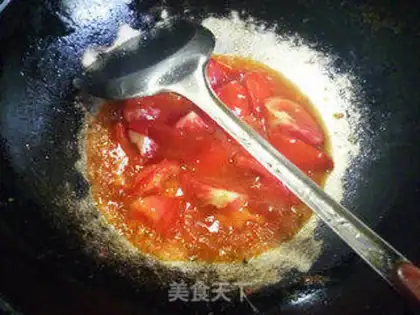Make Tomato fried eggs and a screwdriver step 12