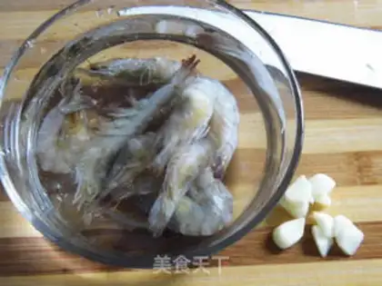 Make Shrimp Lin Lin step 2