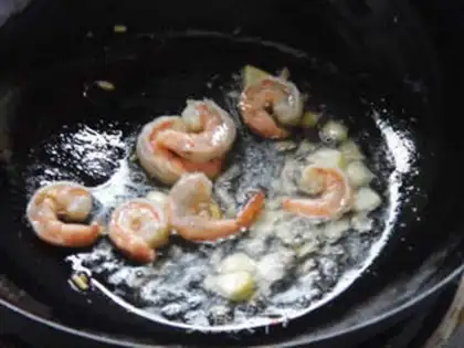 Make Shrimp Lin Lin step 6