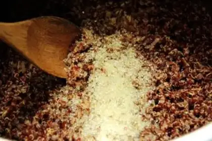 Make All wheat quinoa step 6