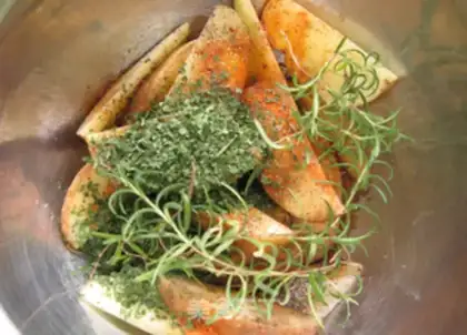 Make Baked potatoes step 1