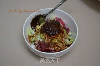 Make Crunch beef rice step 2