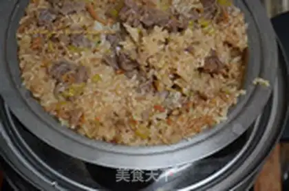 Make Crunch beef rice step 6
