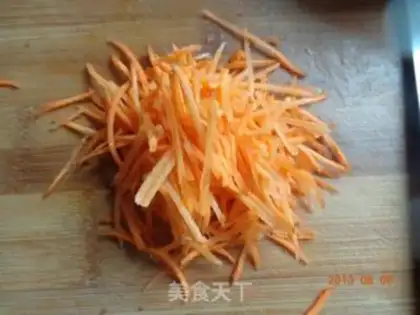 Make The mushrooms, the carrots, the pills step 1